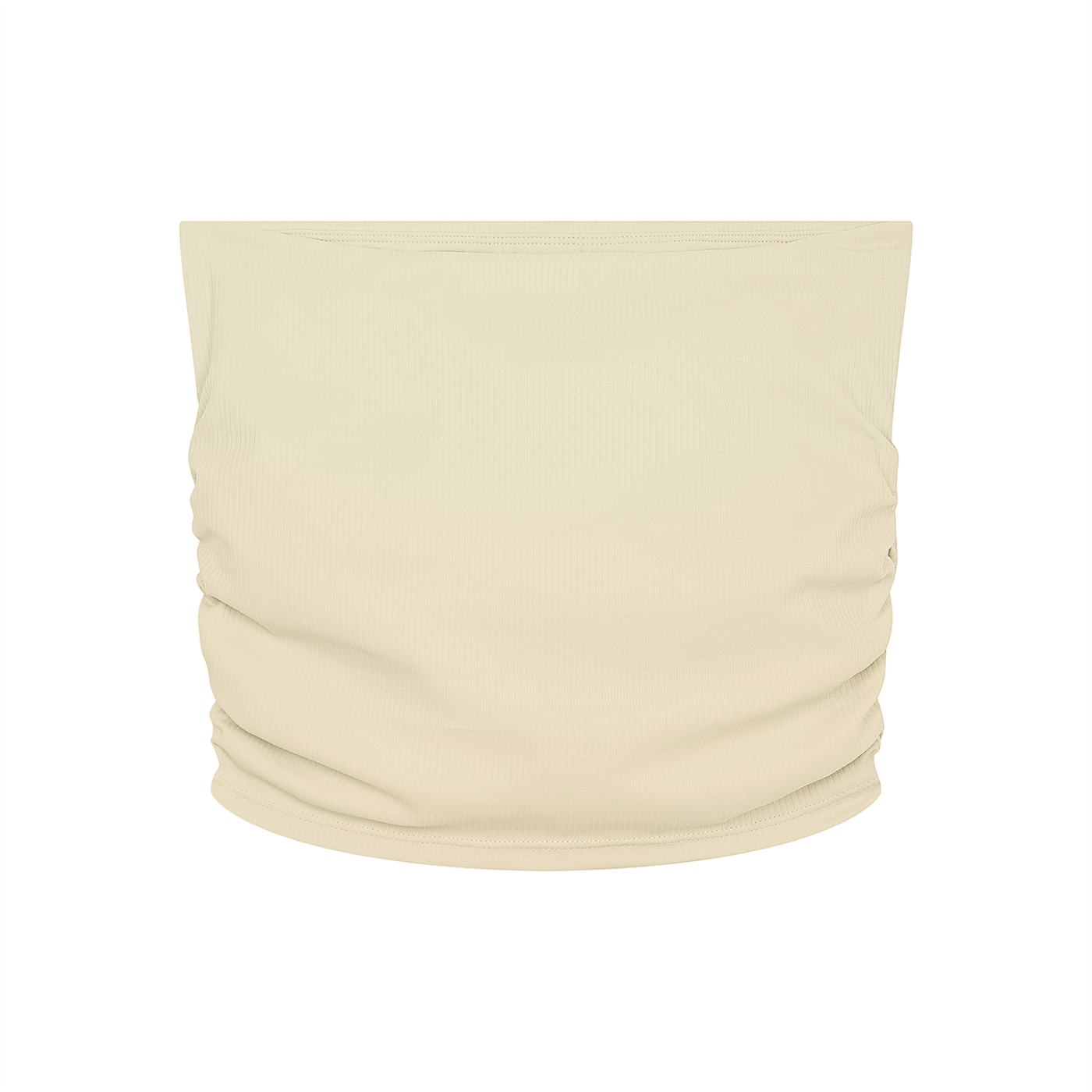 Nøirveil Women’s Ruched Cropped Yoga Tube Top