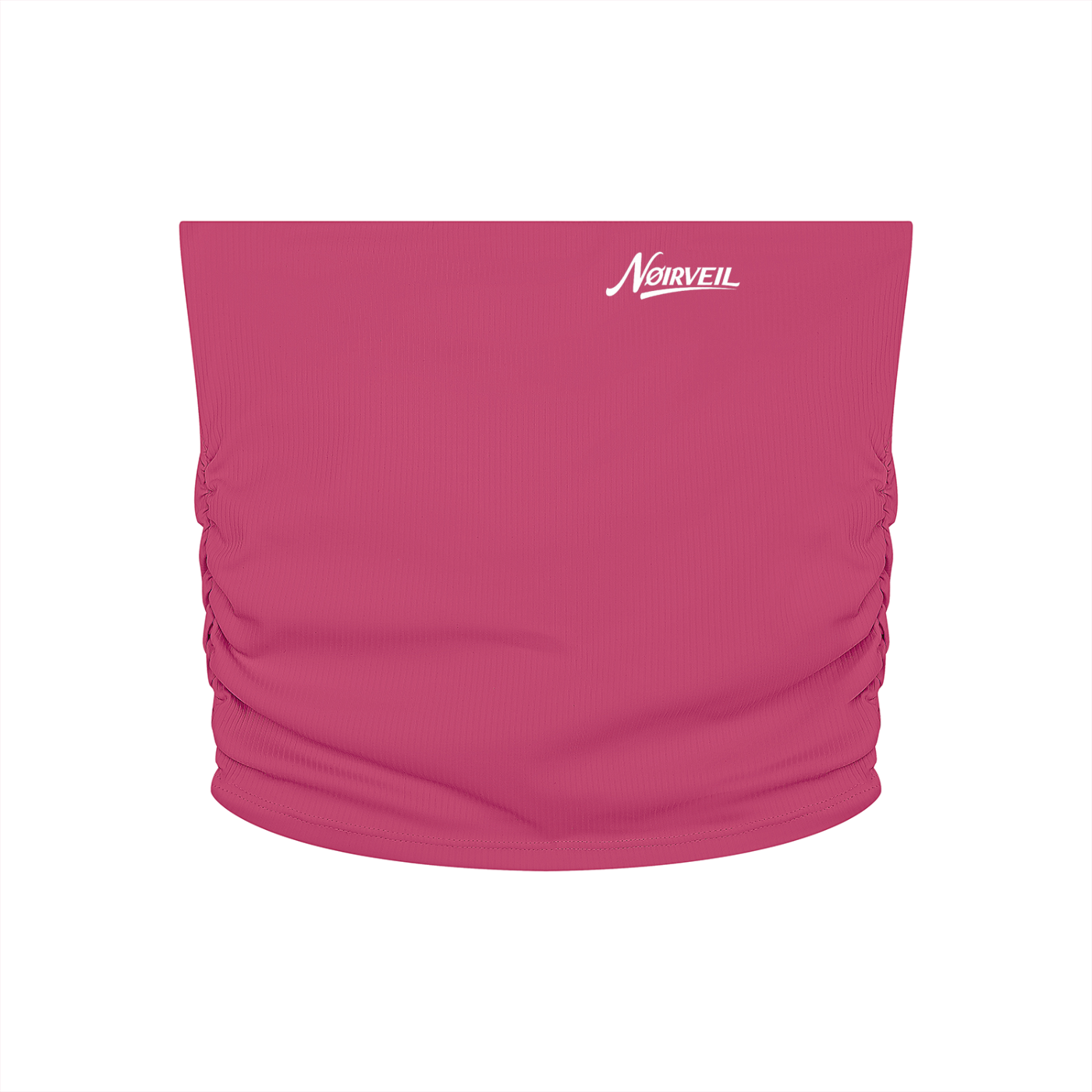 Nøirveil Women’s Ruched Cropped Yoga Tube Top