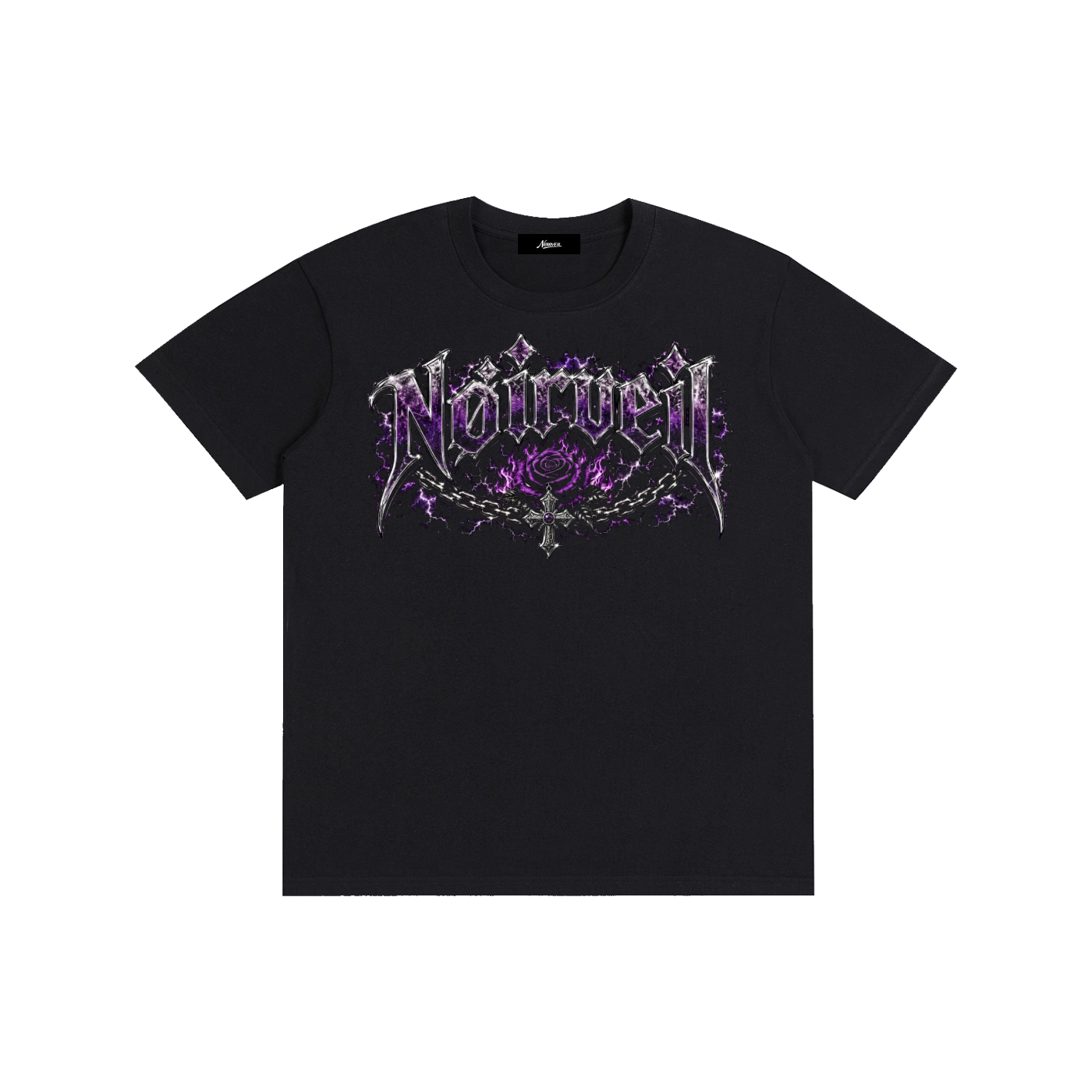 Nøirveil Midnight Skeleton Tee
