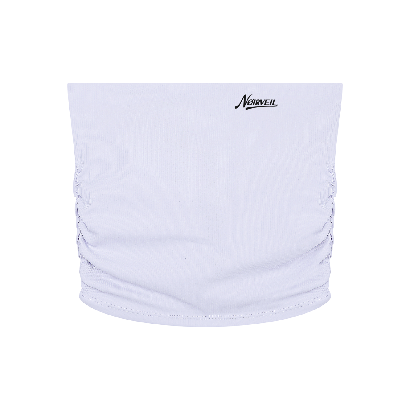 Nøirveil Women’s Ruched Cropped Yoga Tube Top