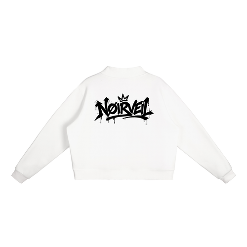 Nøirveil Fleece Mock-Neck Crew Sweatshirt