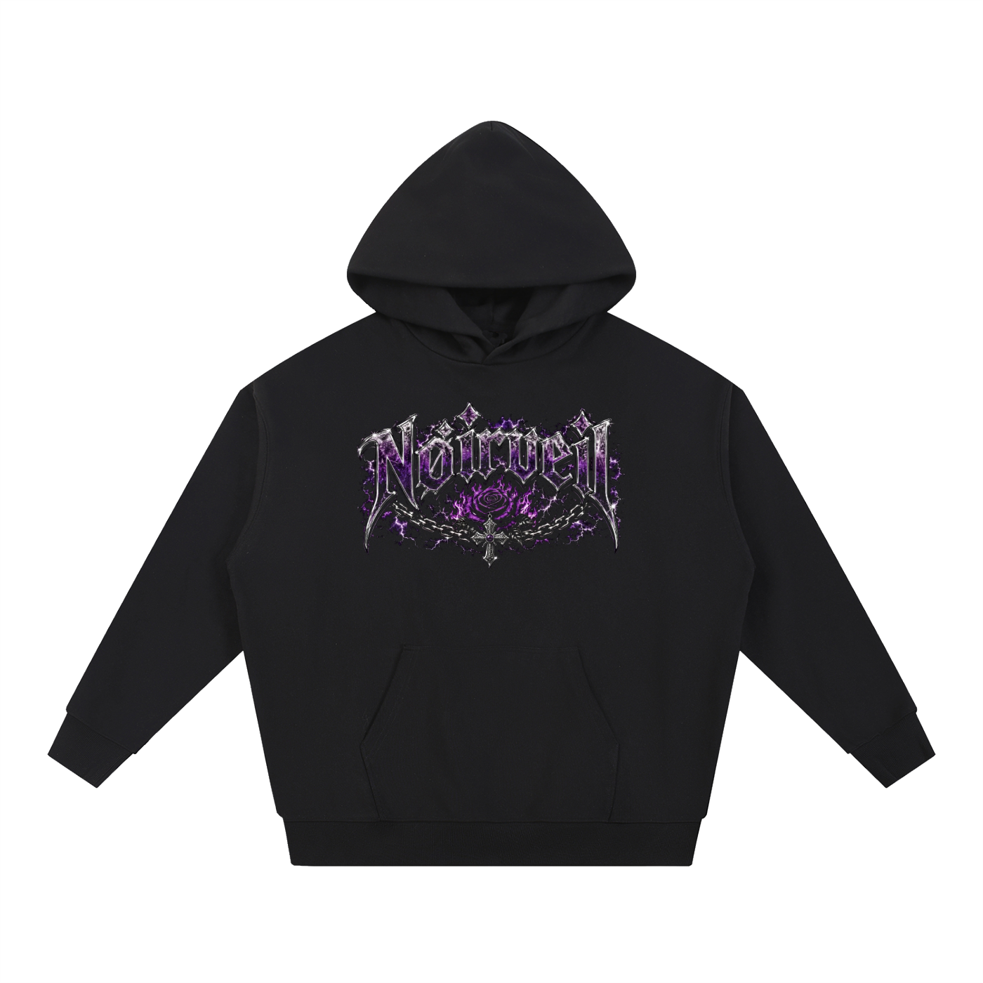 Nøirveil Midnight Skeleton Hoodie