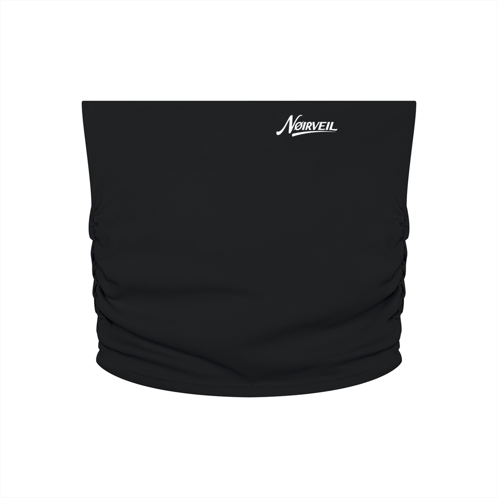 Nøirveil Women’s Ruched Cropped Yoga Tube Top