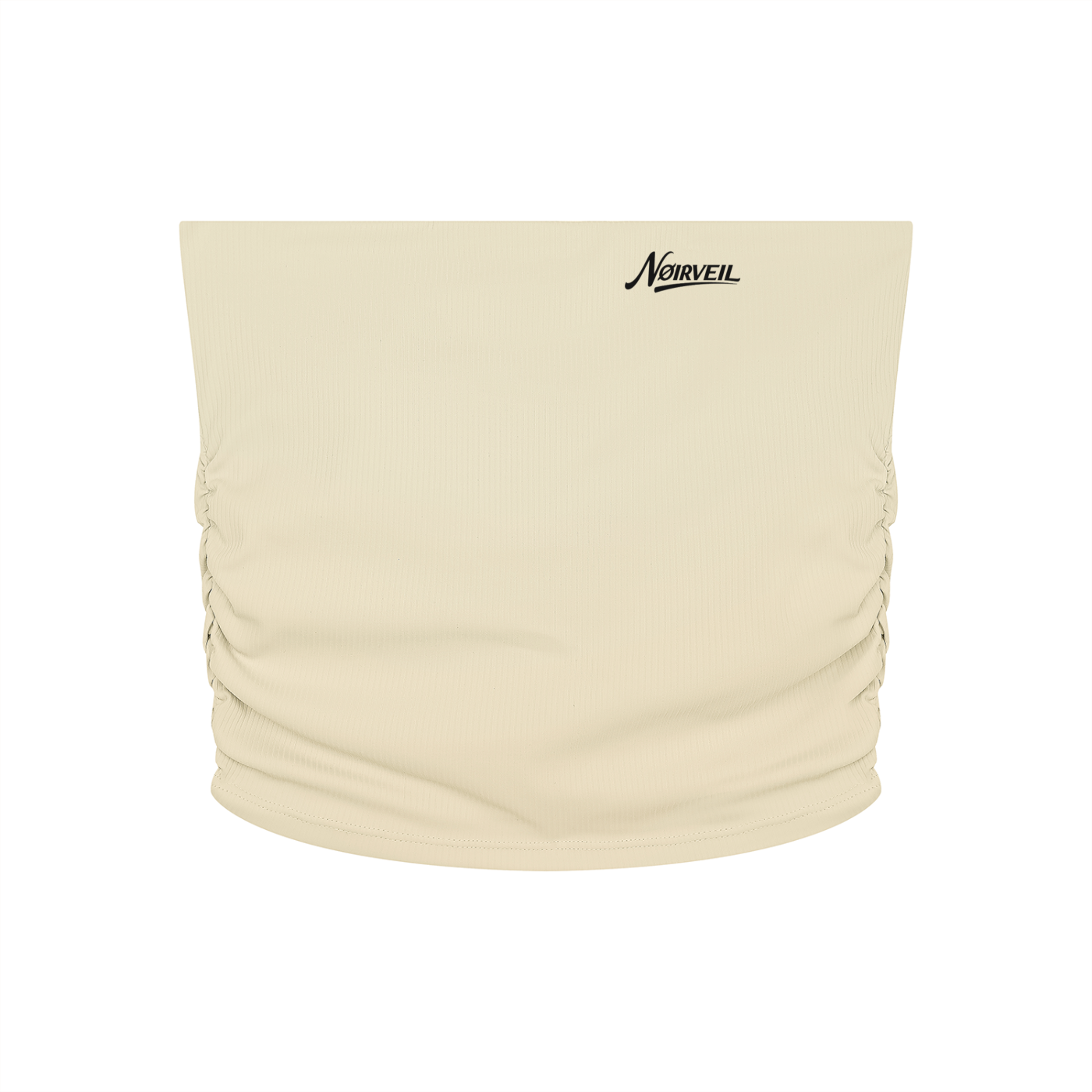 Nøirveil Women’s Ruched Cropped Yoga Tube Top