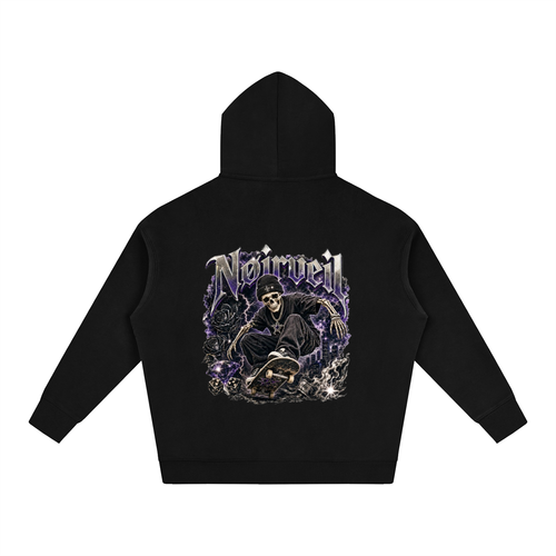 Midnight Skeleton Skater Hoodie